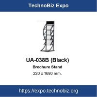 UA-038B Brochure stand (Black)